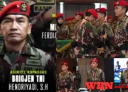 Jabat Asintel Kopassus , Kolonel Inf Hendriyadi Pecah Bintang