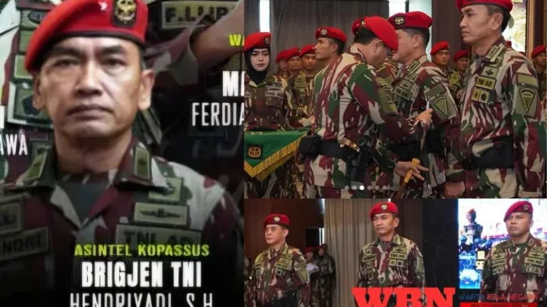 Jabat Asintel Kopassus , Kolonel Inf Hendriyadi Pecah Bintang