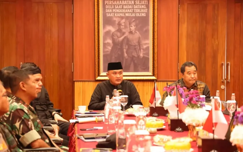 Bupati Bogor Pimpin Monev Jaga Kondusivitas Pasca Demo