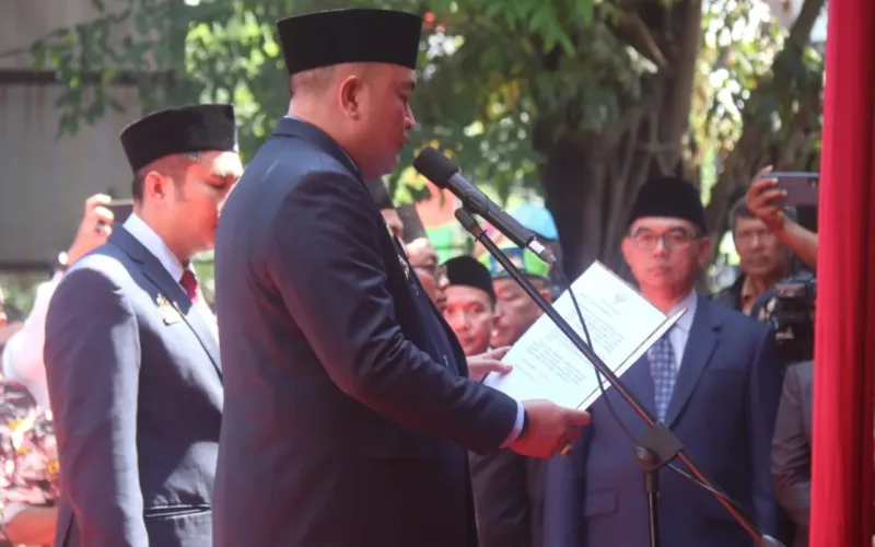 Bupati Bogor Lantik Tiga Pejabat Pimpinan Tinggi Pratama di Jonggol
