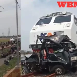 KA Tawangjaya Premium Tabrak Mobil di Cirebon, 2 Orang Tewas