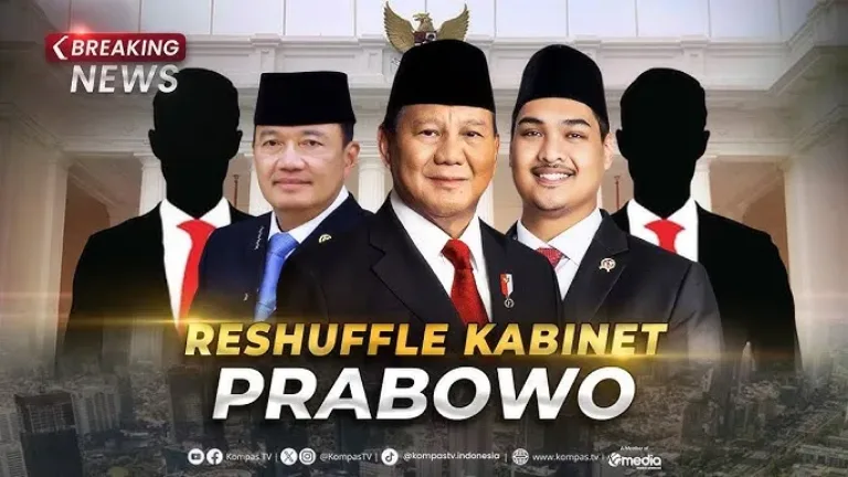 Prabowo Subianto Tiga Kali Reshuffle Kabinet, Terbaru 17 September 2025