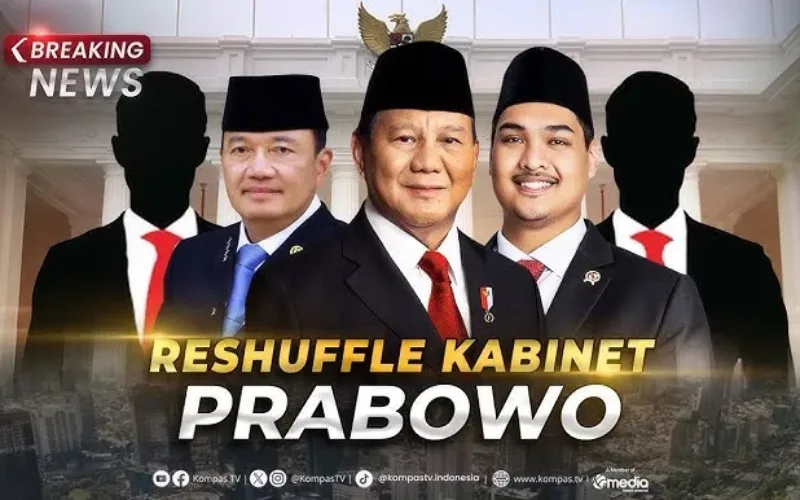Prabowo Subianto Tiga Kali Reshuffle Kabinet, Terbaru 17 September 2025