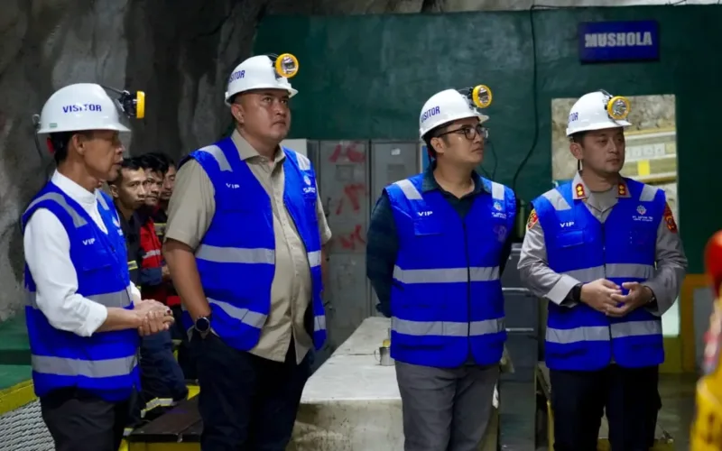 Bupati Bogor Tinjau Tambang Emas Antam di Nanggung