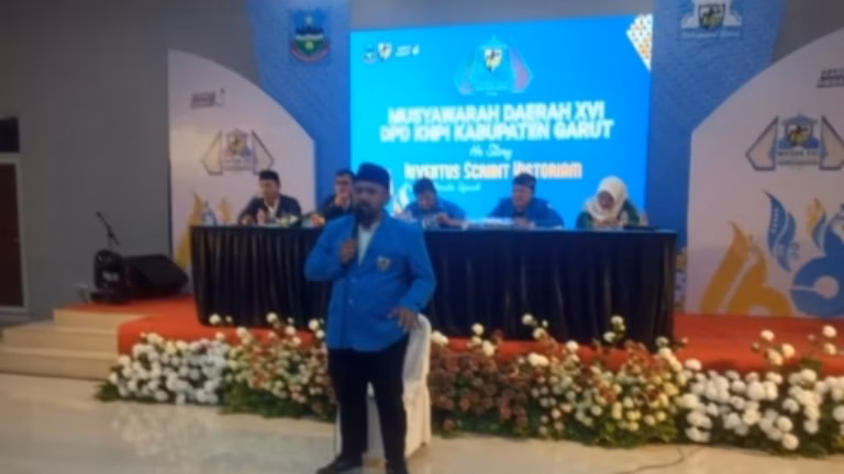 Agil Syahrizal Resmi Dikukuhkan Sebagai Ketua KNPI Garut dalam Musda XVI