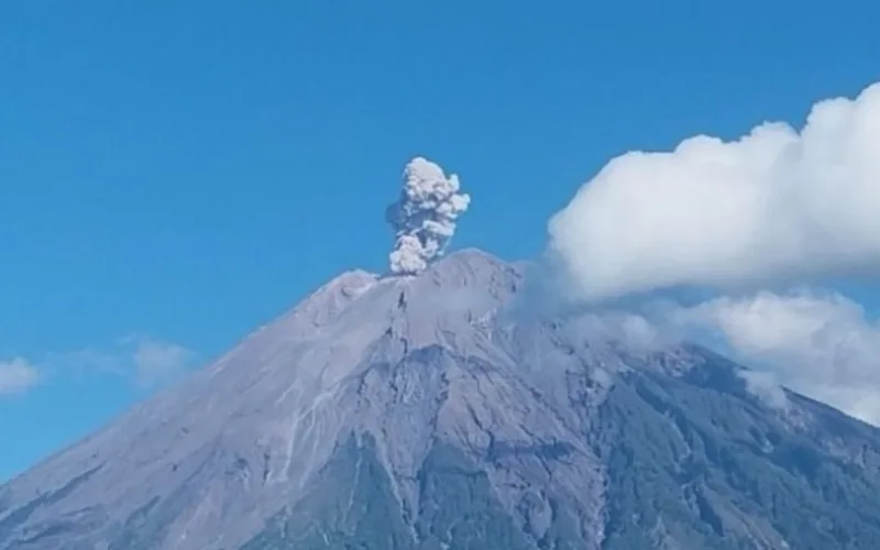 Gunung Semeru Erupsi Lagi, Status Waspada dan Aktivitas Meningkat