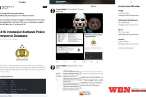 Bjorka Bocorkan 341 Ribu Data Anggota Polri