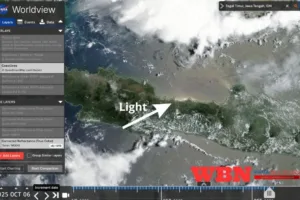 Meteor Jatuh di Laut Jawa