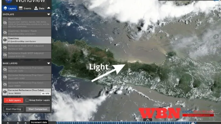 Meteor Jatuh di Laut Jawa, Cahaya Misterius Terlihat di Brebes hingga Tegal