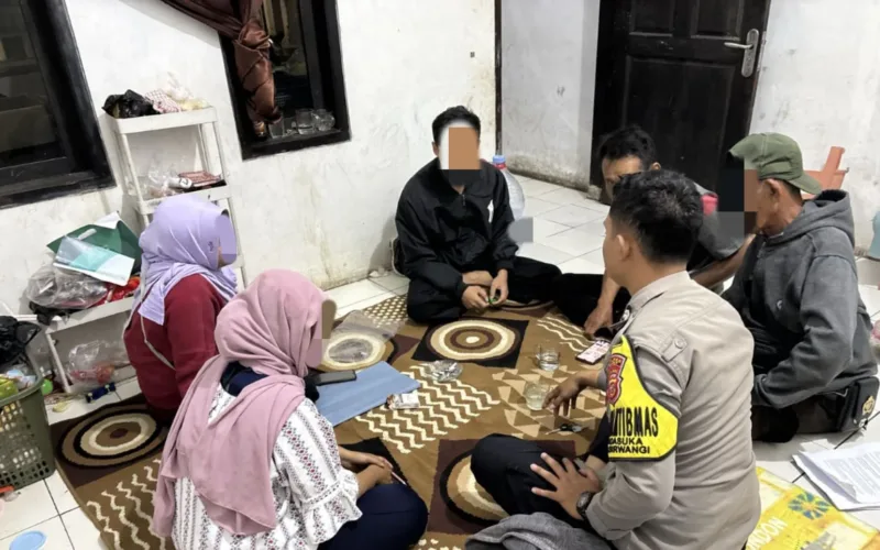 Polsek Pasirwangi Mediasi Perselisihan Warga Terkait Piutang, Sepakat Damai Secara Kekeluargaan