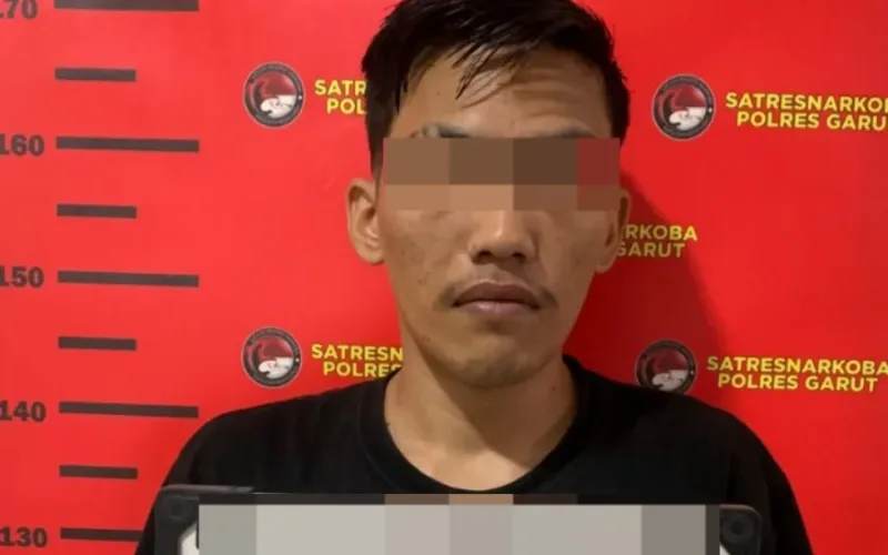 Satresnarkoba Polres Garut Bekuk Pengedar Obat Keras di Kecamatan Malangbong