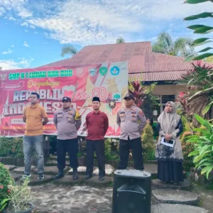 Polsek Pasaman Sosialisasikan Antisipasi Kenakalan Remaja di SMPN 1 Luhak Nan Duo Pasaman Barat