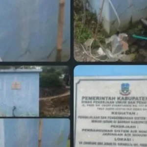 Warga Kampung Cihideung Protes, Proyek Air Bersih Dialihkan Ke Kampung Lain