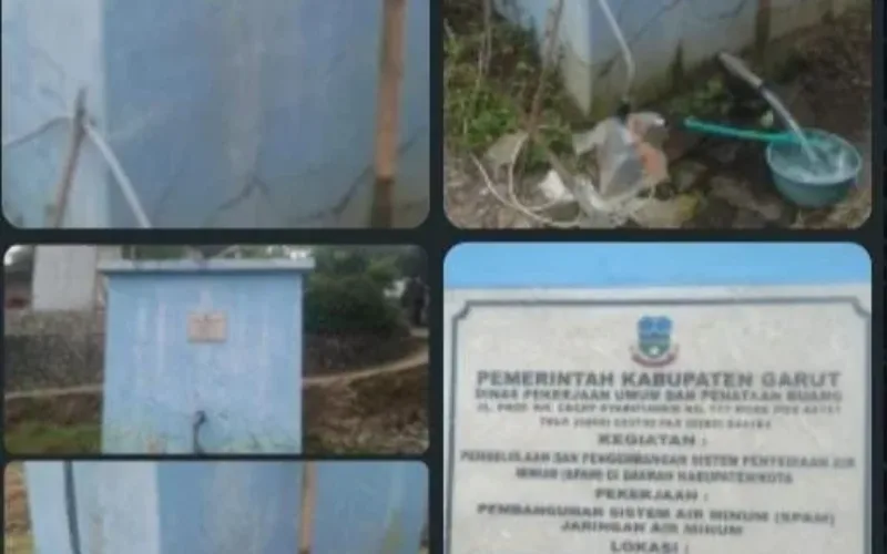 Warga Kampung Cihideung Protes, Proyek Air Bersih Dialihkan Ke Kampung Lain