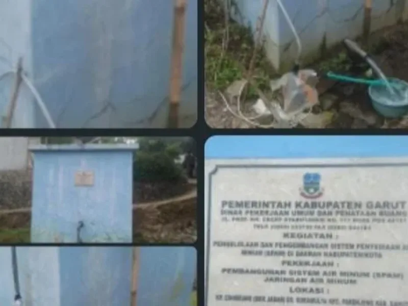 Warga Kampung Cihideung Protes, Proyek Air Bersih Dialihkan Ke Kampung Lain