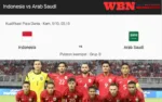 Indonesia vs Arab Saudi: Jadwal dan Waktu Babak 4 Zona Asia
