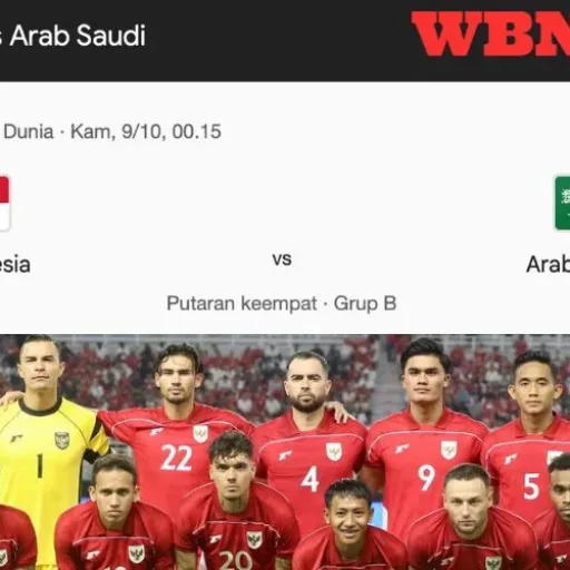 Indonesia vs Arab Saudi: Jadwal dan Waktu Babak 4 Zona Asia