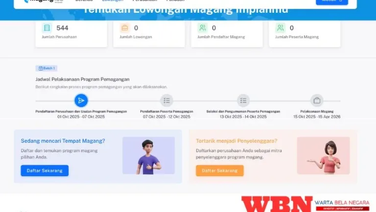 Kemnaker Buka MagangHub 2025 untuk Lulusan Baru D3–S1