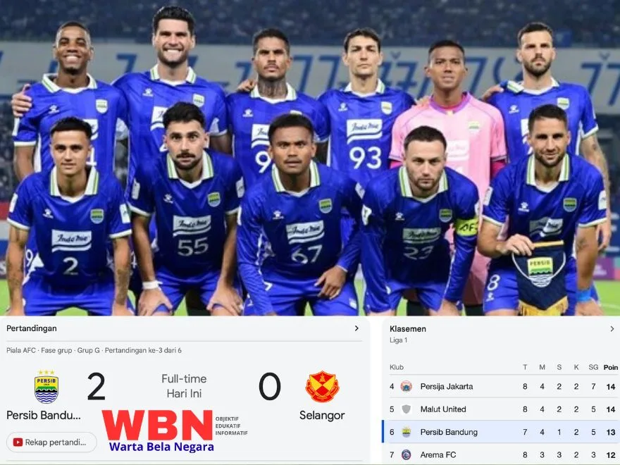 Persib Bandung Kalahkan Selangor