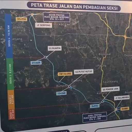 Tol Bogor-Serpong via Parung Mulai Dibangun, Melintasi Jawa Barat dan Banten