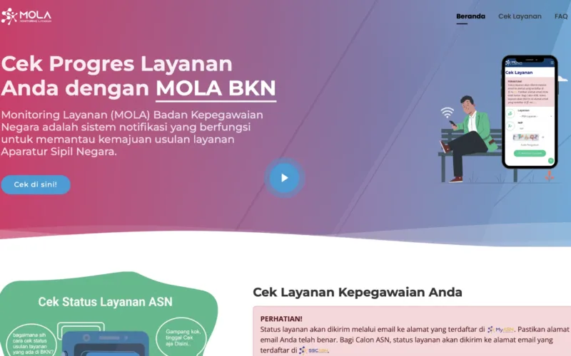 Cara Cek NIP PPPK Paruh Waktu 2025 di Mola BKN