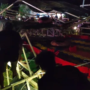 Wahana Perosotan Pelangi Ambruk di Air Upas, 4 Orang Luka-Luka