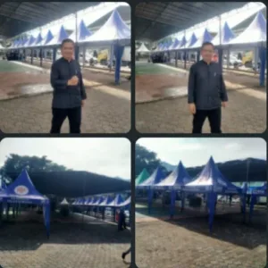 Persiapan Bazar Di Alun-Alun Malangbong Garut, Siap Layanan Wodshow Pelayanan Gratis