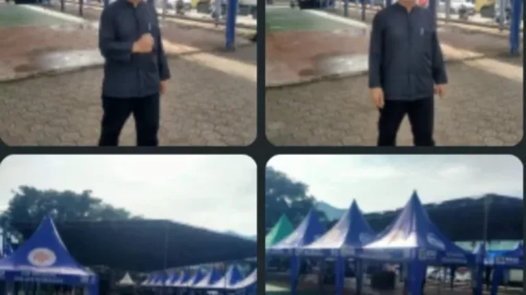 Persiapan Bazar Di Alun-Alun Malangbong Garut, Siap Layanan Wodshow Pelayanan Gratis
