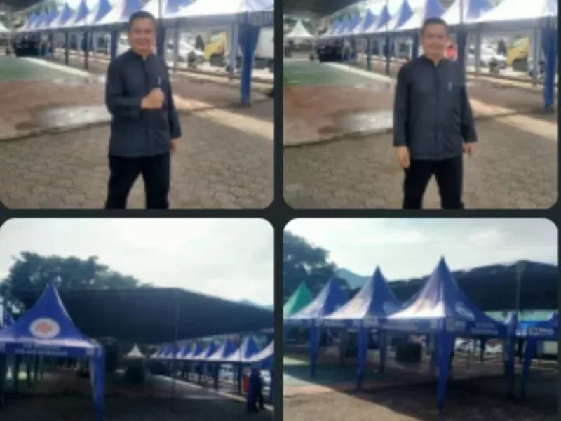 Persiapan Bazar Di Alun-Alun Malangbong Garut, Siap Layanan Wodshow Pelayanan Gratis