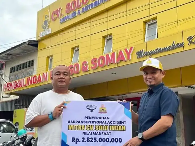 CV Solo Indah Gandeng Askrida Lindungi UMKM Lewat Asuransi Kecelakaan Diri