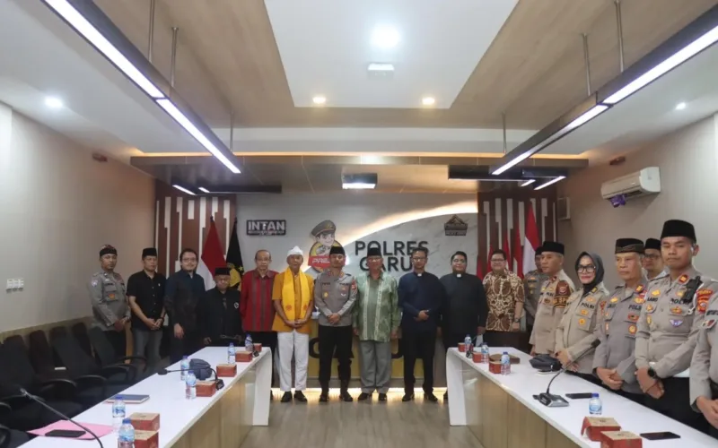 Polres Garut Gelar Do’a Bersama Lintas Agama Untuk Korban Bencana Di Wilayah Pulau Sumatra