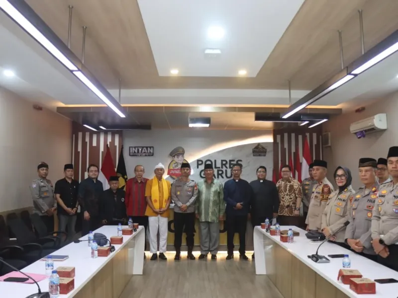 Polres Garut Gelar Do’a Bersama Lintas Agama Untuk Korban Bencana Di Wilayah Pulau Sumatra