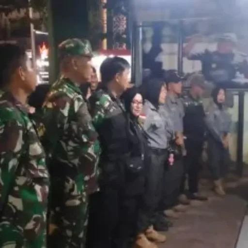 Koramil 1408-09/Tamalate Gelar Patroli Bersama, Jaga Keamanan dan Ketertiban Warga di Wilayah Kecamatan Tamalate   