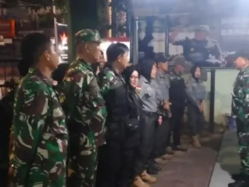 Koramil 1408-09/Tamalate Gelar Patroli Bersama, Jaga Keamanan dan Ketertiban Warga di Wilayah Kecamatan Tamalate   