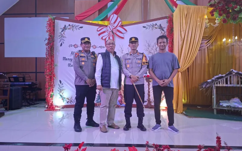 Pastikan Ibadah Natal Aman Dan Damai, Polres Garut Gelar Sterilisasi Gerja