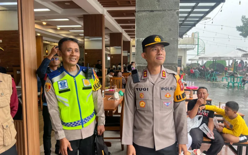 Kapolre Garut Pastikan Keamanan Dan Kenyamanan Pengunjung Wisata Di.Darajat