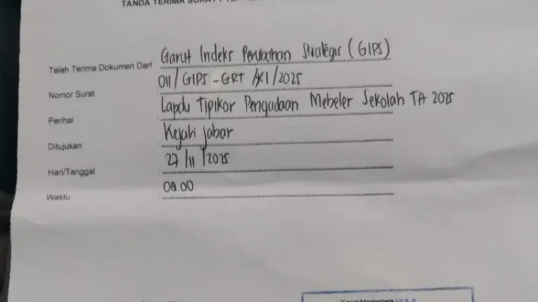 GIPS Koordinasi dengan Kejati Jabar Terkait Dugaan Korupsi Pengadaan Mebeler Sekolah Garut