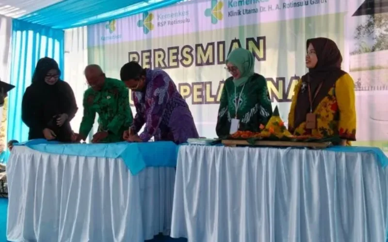 Peresmian Gedung Klinik Utama dr. H. Rotinsulu Garut
