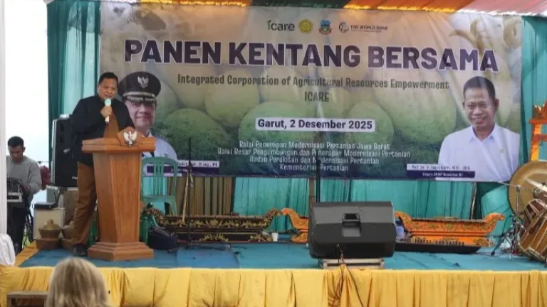 BRMP KEMENTAN RI Gelar Panen Kentang Bersama Program ICARE di Cisurupan, Perkuat Sinergi Pusat-Daerah