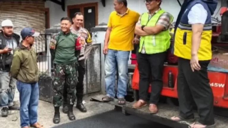 Rehabilitasi Jalan Sepanjang 3,7 Km di Alfalah Biru-Lingga-Pamoyanan Menelan Anggaran 2,631 Miliar