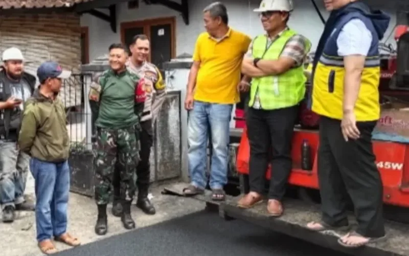 Rehabilitasi Jalan Sepanjang 3,7 Km di Alfalah Biru-Lingga-Pamoyanan Menelan Anggaran 2,631 Miliar