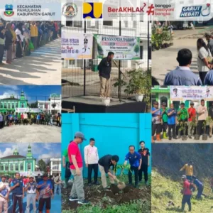 Hari Bakti Pekerjaan Umum ke-80 di Kecamatan Pamulihan Bersama Camat Pamulihan, Asep Purnama Alam