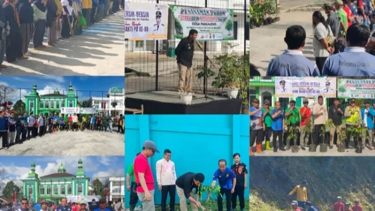 Hari Bakti Pekerjaan Umum ke-80 di Kecamatan Pamulihan Bersama Camat Pamulihan, Asep Purnama Alam