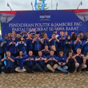 Puluhan Ketua DPAC Partai Demokrat Garut Ikuti Jambore dan Pendidikan Politik di Cirebon
