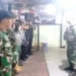 Koramil 1408-09/Tamalate Gelar Patroli Bersama Jaga Keamanan Warga Di wilayah kecamatan Tamalate
