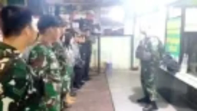 Koramil 1408-09/Tamalate Gelar Patroli Bersama Jaga Keamanan Warga Di wilayah kecamatan Tamalate