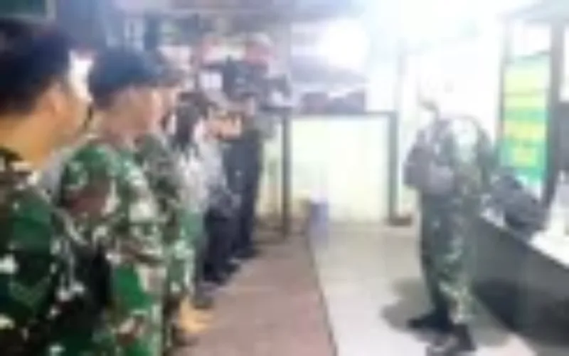 Koramil 1408-09/Tamalate Gelar Patroli Bersama Jaga Keamanan Warga Di wilayah kecamatan Tamalate