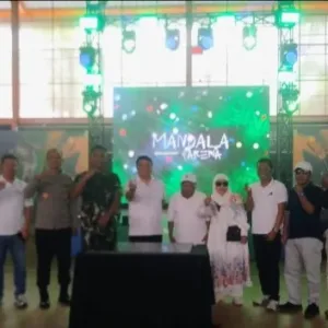 Bupati Garut Syakur Amin Hadiri Grand Opening Mandala Arena, Dorong Pembangunan Garut Melalui Olahraga