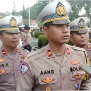 Jajaran Satlantas Polres Garut beserta jajaran mengucapkan Selamat Tahun Baru 2026