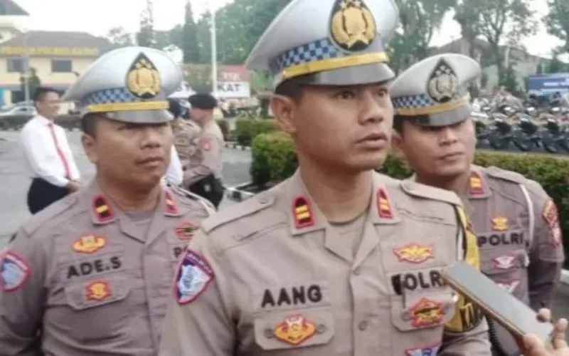 Jajaran Satlantas Polres Garut beserta jajaran mengucapkan Selamat Tahun Baru 2026